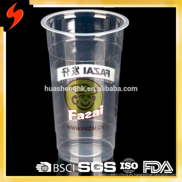 Tazas plásticas disponibles transparentes de la cerveza de la categoría alimenticia 22oz / 650ml PP